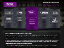 Tablet Screenshot of magusmto.com